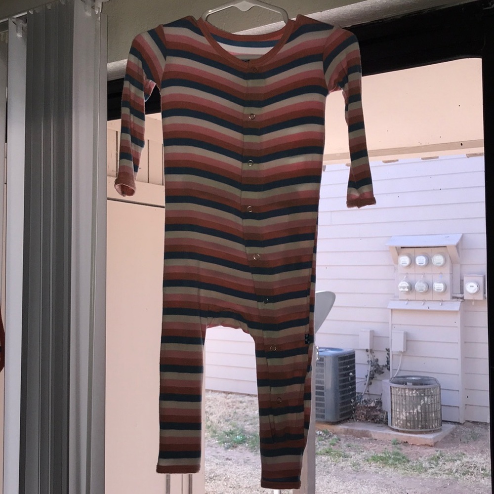 Girl Salty Sea Stripe Kickee Pants (HTF)